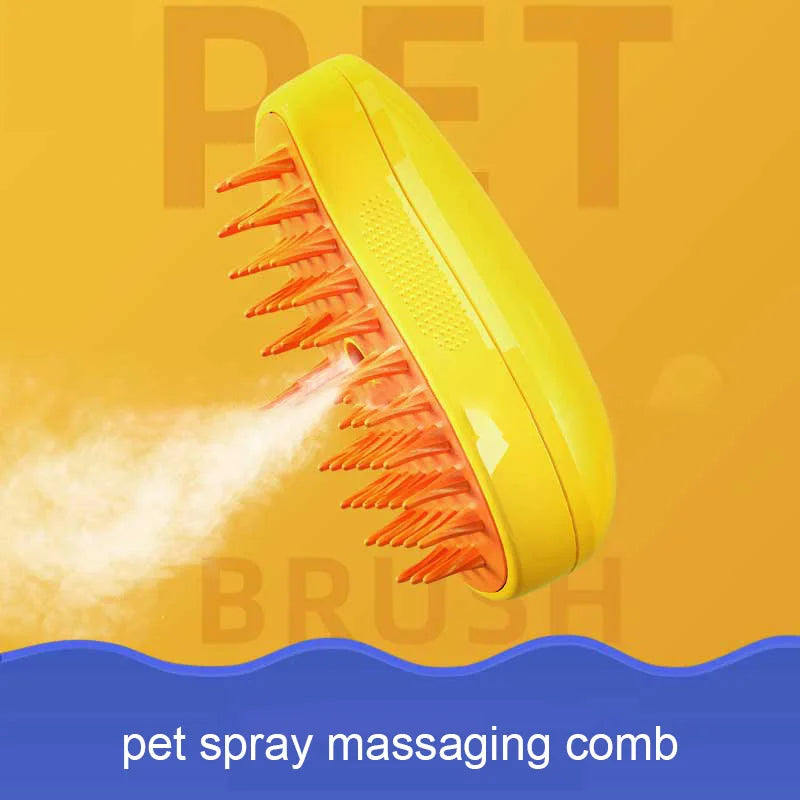 Steam hair brush is suitable for your pet